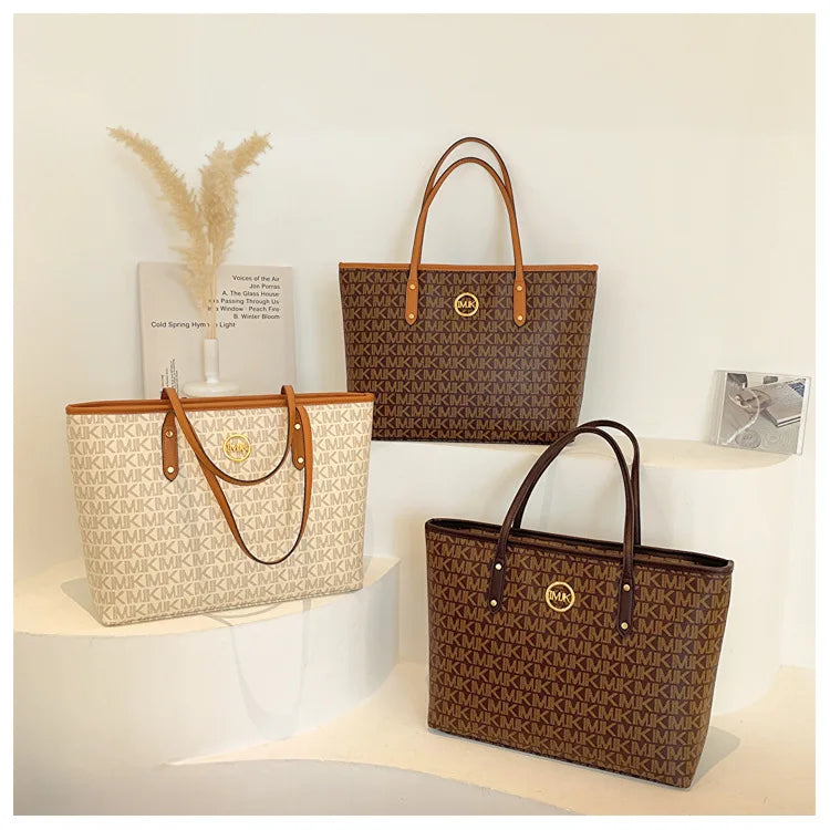 Women's Luxury Handbag 2024-2025 New Fashion Letter Printed Tote Bag Versatile Large Capacity One Shoulder Diagonal Straddle Bag FREE SHIPPINGS