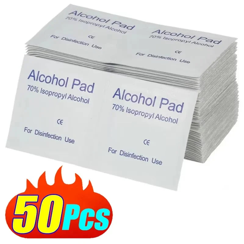 Disposable Convenient Alcohol Cotton Pads For Cleaning Mobile Phone Screens, Camera Screens Digital Device Screens Alcohol Wipe