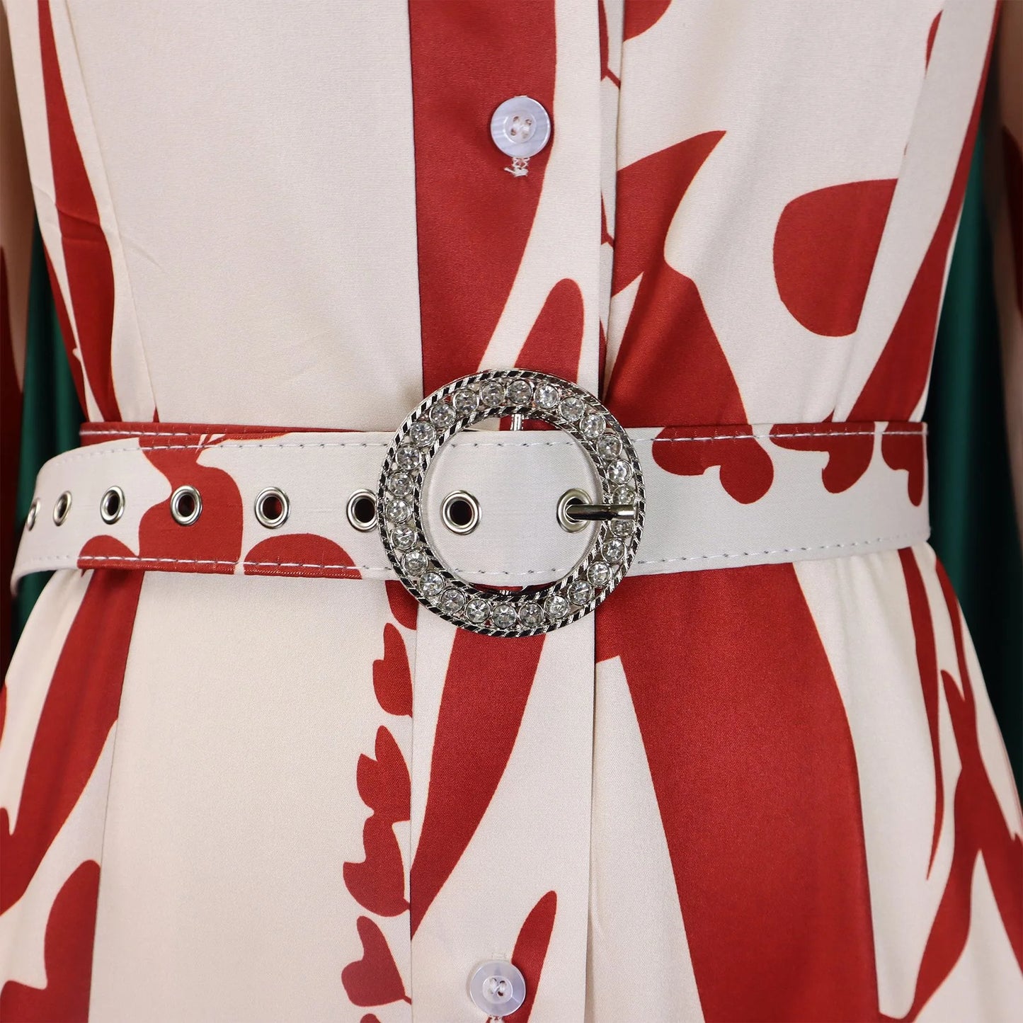 Brand New collections 2024-2025 Elegant Shirts Dresses for Women Printed Turn Down Collar Full Sleeve Belt Waisted Asymmetric Fashion Ladies Birthday Vestidos
