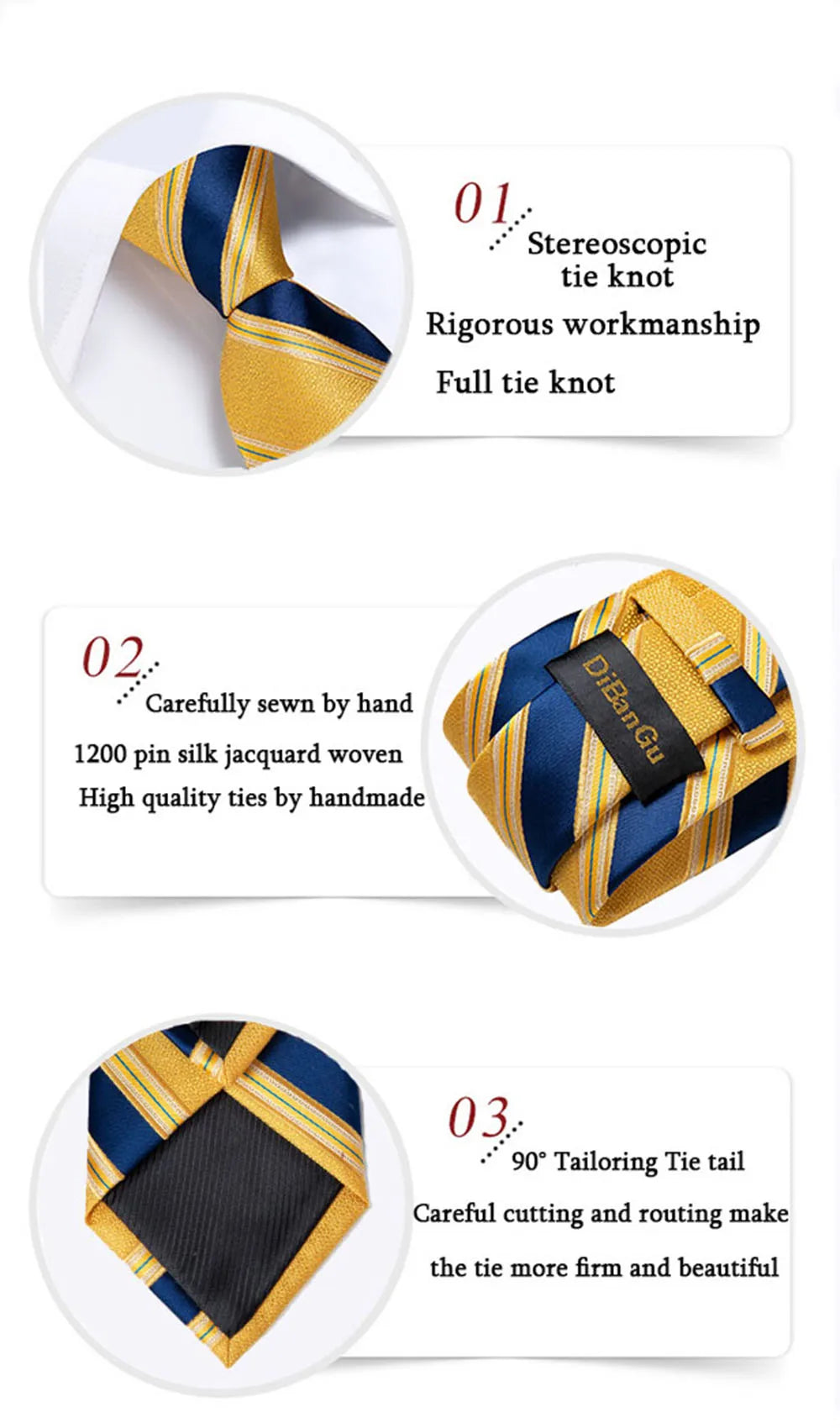 4Pcs Solid Green Brown Black Blue Red Satin 8cm Men Tie Set Handkerchief Cufflinks Wedding Party Accessories Gift for Husband