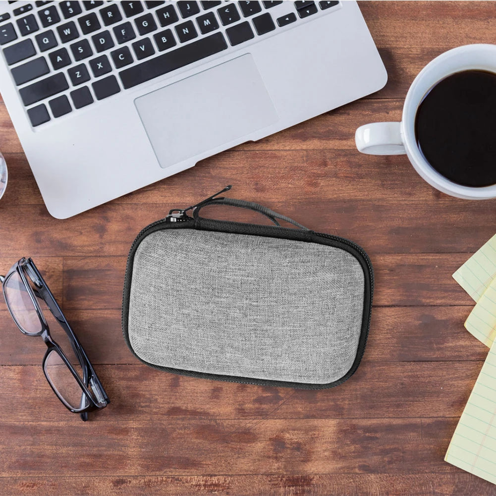 Wireless Charger Stand Carrying Box with Mesh Pocket for USB Cable Storage Holder Bag for Anker MagGo 3-in-1 Charging Station
