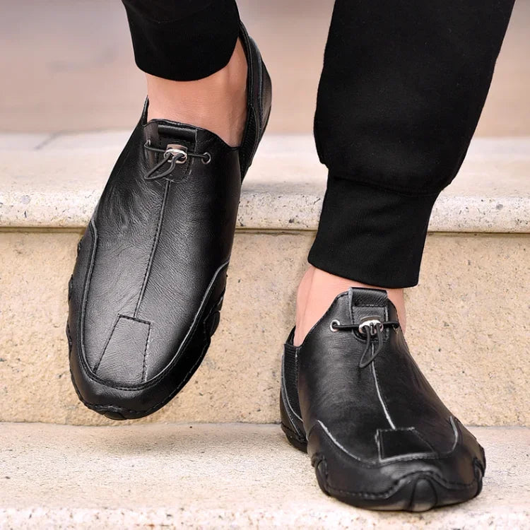 TINTINOS NEW 2024 Mens Sneakers Casual Slip On Loafers Outdoor Light Flats Autumn Leather Shoes Comfortable Mens Sneaker Lychee elegant shoes