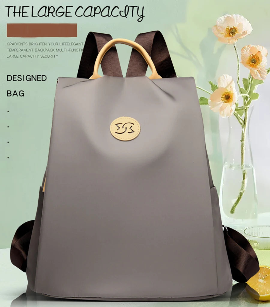 Our Brand New collection 2024-2025 Solid Anti Theft Backpacks High Quality Nylon Fashion SchoolBag Luxury Designer Brand Women's Backpacks Ladies Travel Knapsack - FREE SHIPPING