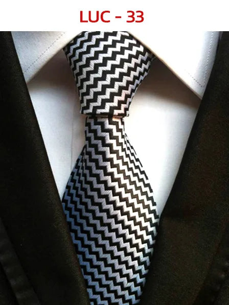 8cm Men's Tie Silk Plaids Floral Luxury Necktie Striped Ties For Men Business Formal Dresses Wedding Accessories Boy Tie