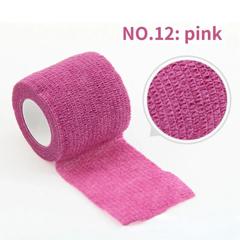 Elastic Bandage Sports Elastoplast Self Adhesive Tape Protect Wrist Palm Finger Arm Shoulder Knee Ankle Pets Leg Safety