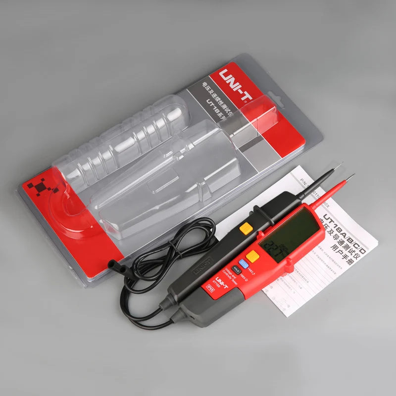 UNI-T UT15B UT15C AC/DC Voltage Tester UT18D UT18C RCD Handheld Digital Multimeter 690V Display Continunity Voltmeter