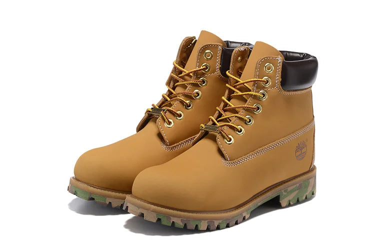 NEW 2024 TIMBERLAND Men Unique 10061 Camouflage Anti-Slip Bottom Boots Men's Male Leather Ankle Wheat Yellow Hiking Shoes 40-45  WE OFFER 10% OFF FOR ANY PURCHASES