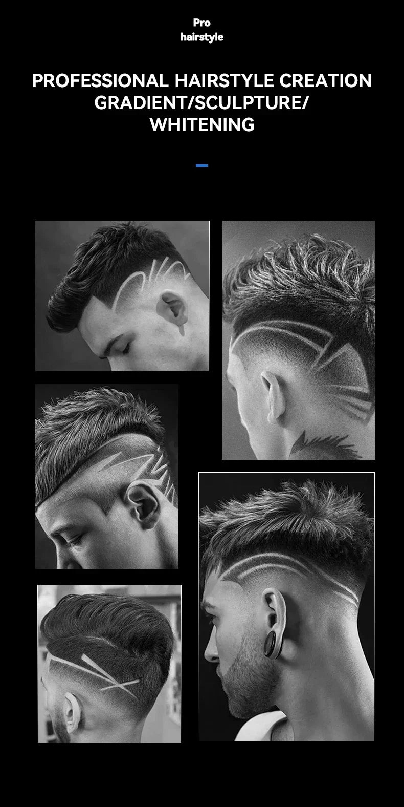 Kemei KM-2290 KM-2293 KM-T95 New Professional Cutting Machine Electric Shaver Hair Trimmers With LCD Display Men's Hair Clipper