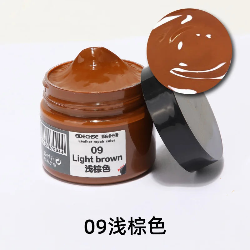 50ml Car Care Leather Skin Refurbish Repair Tool Auto Seat Sofa Coats Holes Scratch Cracks Restoration Cream Repair Paste