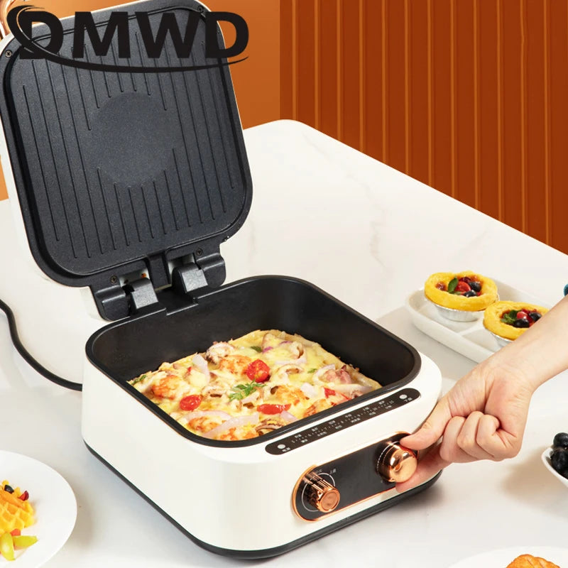 New 2024-2025 110V Multifunction Electric Baking Pan Deepen Cooker Double-side Heating Thick Pancake Machine Hot Pot Barbeque Steak Frying Pan