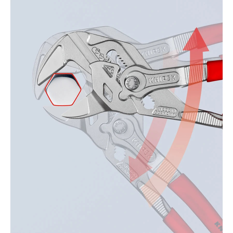 KNIPEX Pliers Wrench Chrome Plated Adjustable Plumbing Plier 8603125 8603150 8603180 8603250 8603300 8603400