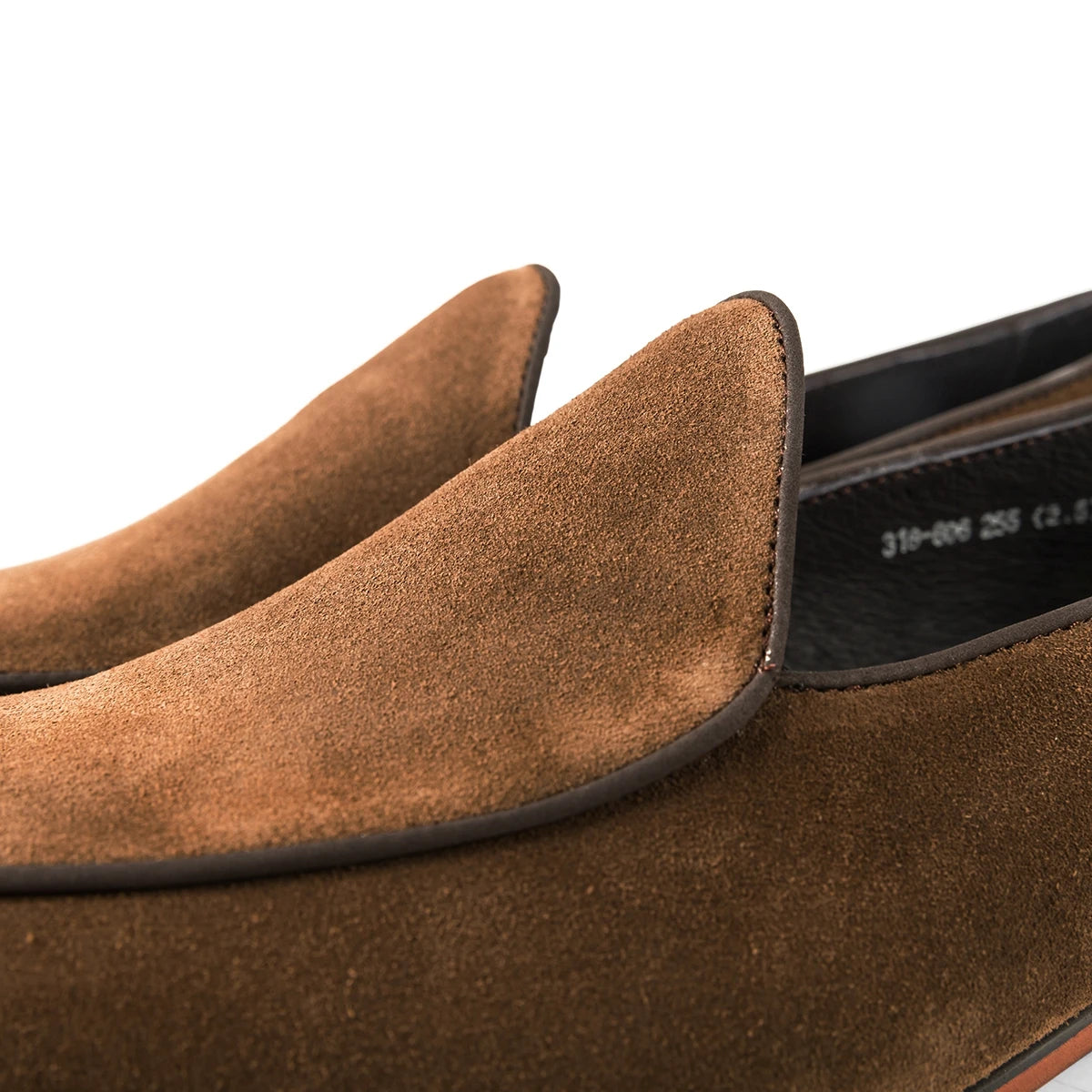 New 2024 Hanmce Fashion Sued England Casual Shoes Hand Made Luxury Loafers Genuine Leather Men Sapatos masculinos estilosos Toe shoes