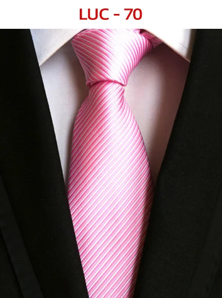 8cm Men's Tie Silk Plaids Floral Luxury Necktie Striped Ties For Men Business Formal Dresses Wedding Accessories Boy Tie