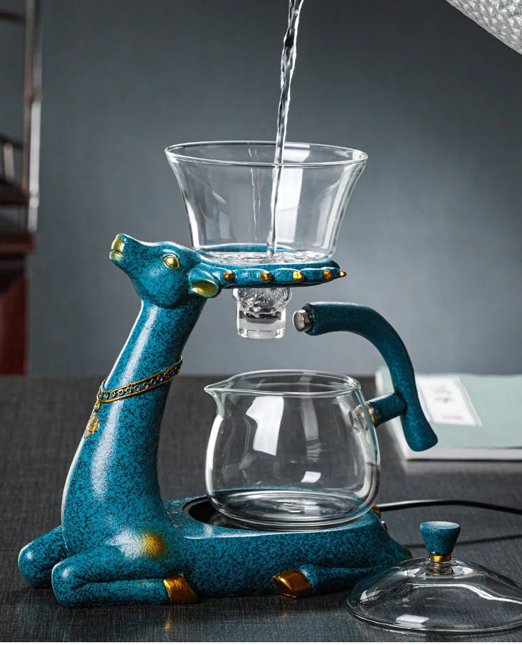 Fully Automatic Glass Kung  Teapot Preferred By Highend   Tea Enthusiasts