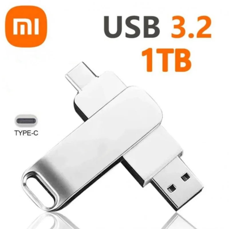 Xiaomi 16TB Flash Drive Usb 3.2 Super High Speed Metal Transfer U Disk Pen Drive Waterproof Type C Disk SSD USB Drive Disk WHEN YOU BUY ONE WE WILL OFFER YOU A FREE LAPTOP STAND GIFT ORDER NOW BEFORE THIS PROMOTION END