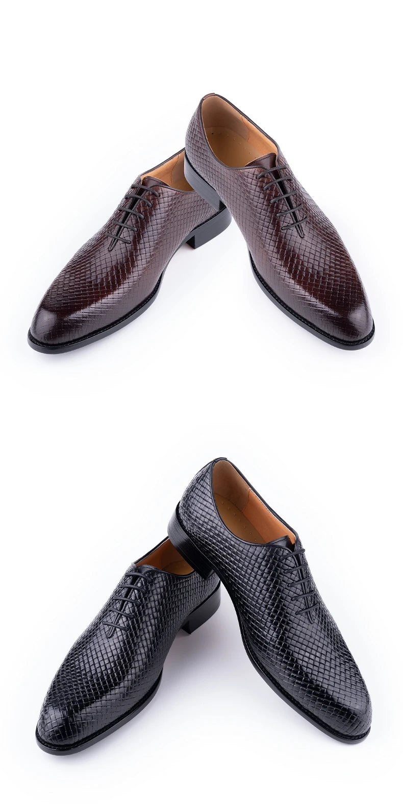 New 2024 Luxury Shoes for Men 2023 Oxford Genuine Leather Shoes New Model Formal Lace Up Dress Wedding Office Business Shoes for Men