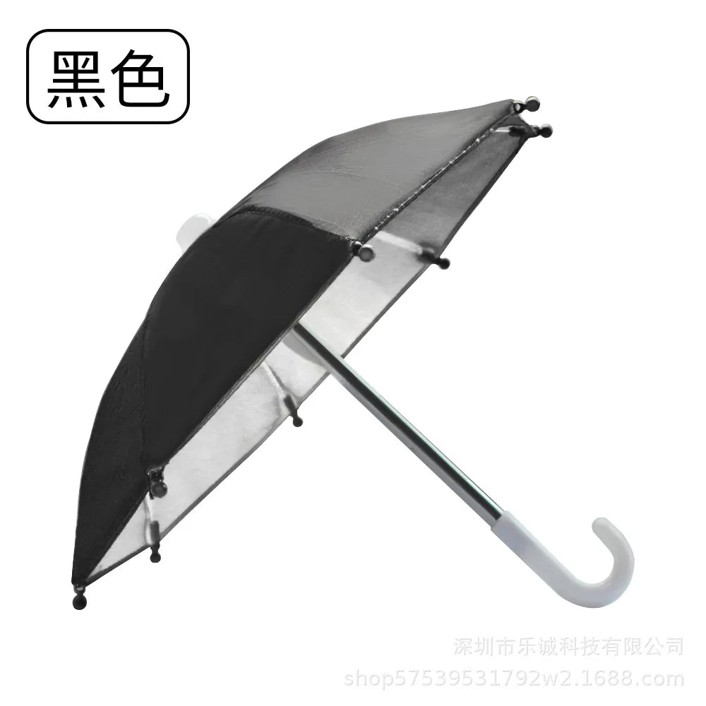 Mini Sunshade Umbrella Cute Craft Firm And Sturdy 1pc Motorcycle Phone Holder 43 G Motorcycle Decoration Ultraviolet Rays Block