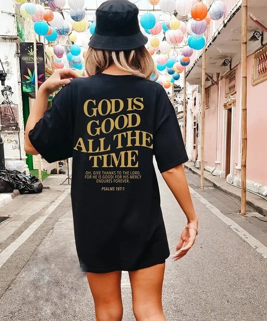 Men Women Summer Living Proof of a Loving God Print Y2k T-shirt Christian Cross Jesus Short Sleeved Tees Loose Cotton Top