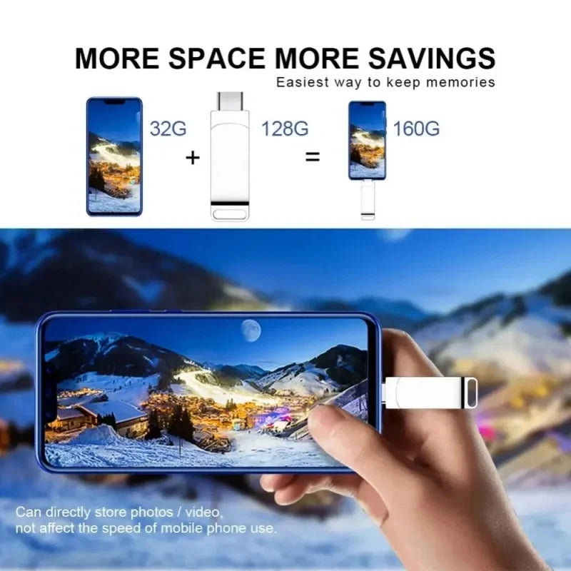 Xiaomi 16TB Flash Drive Usb 3.2 Super High Speed Metal Transfer U Disk Pen Drive Waterproof Type C Disk SSD USB Drive Disk WHEN YOU BUY ONE WE WILL OFFER YOU A FREE LAPTOP STAND GIFT ORDER NOW BEFORE THIS PROMOTION END