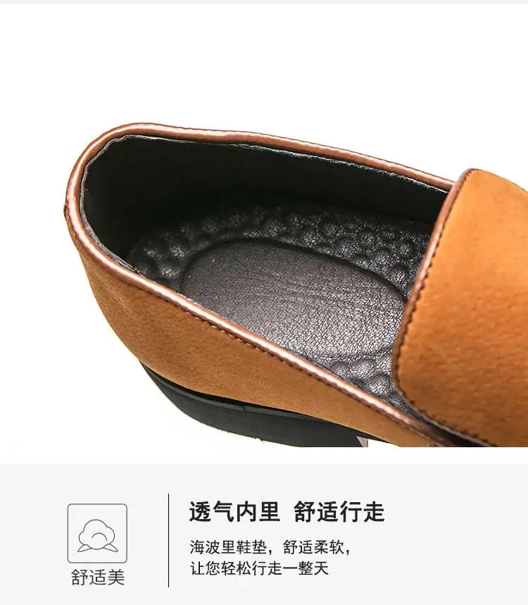 New 2024-2025 Red Sole Loafers Black Wedding Shoes for Men Yellow Flock Round Toe Slip-On Men's Business Dress Shoes Size 38-46