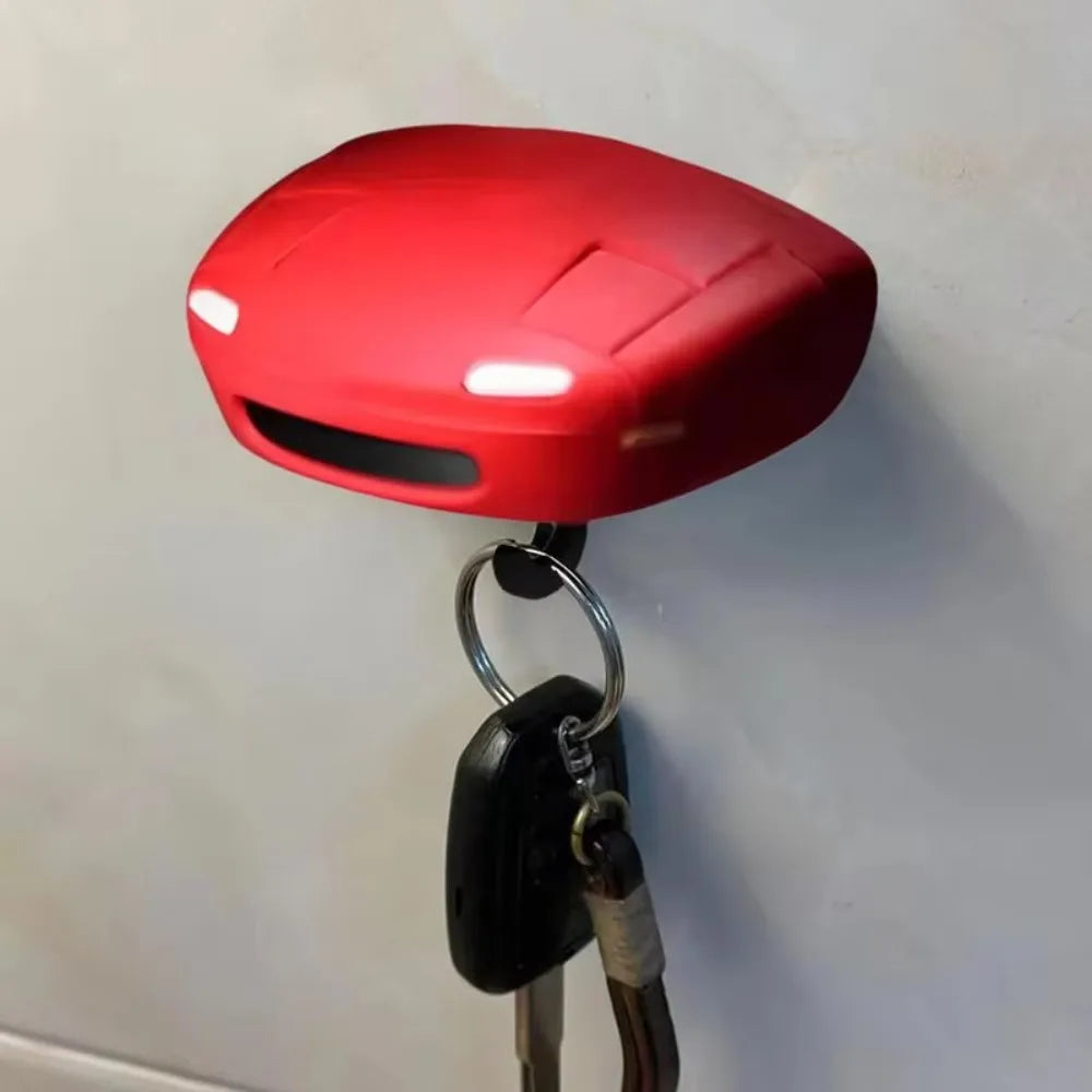 Car Open Headlight Key Holder Wall Mount Keychain Holder Key Hooks Vintage Sturdy Practical Entrance Keyholder Key Hangers