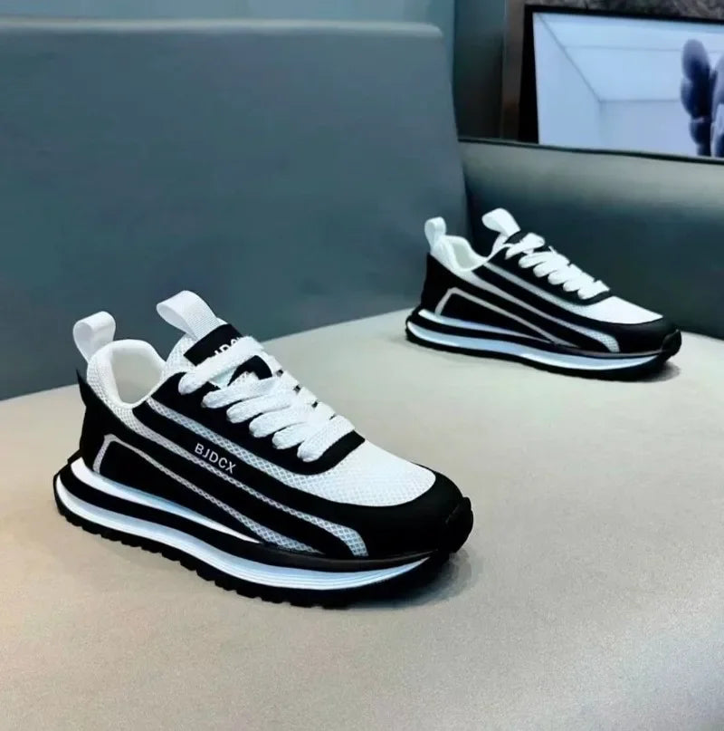 New Men's Sneakers 2026 Mesh Breathable Sport Running Shoes Luxury Brand Casual Shoes for Men Tennis Training Shoes