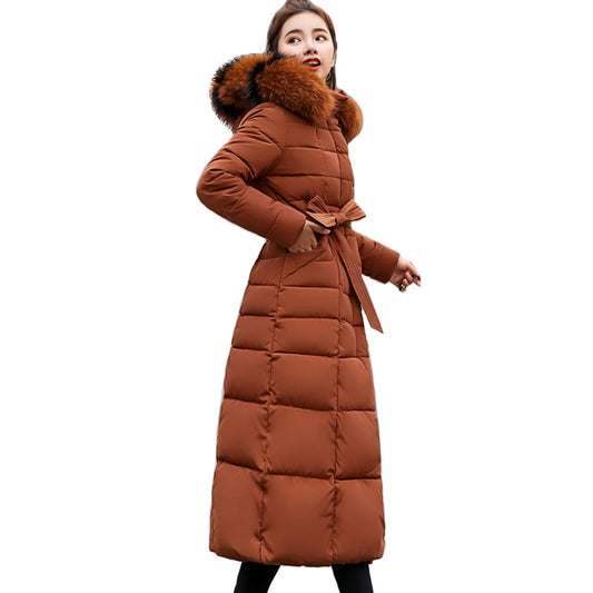 2024 - 2025  New Arrival Fashion Slim Women Winter Jacket Cotton Padded Warm Thicken Ladies Coat Long Coats Parka Womens Jackets