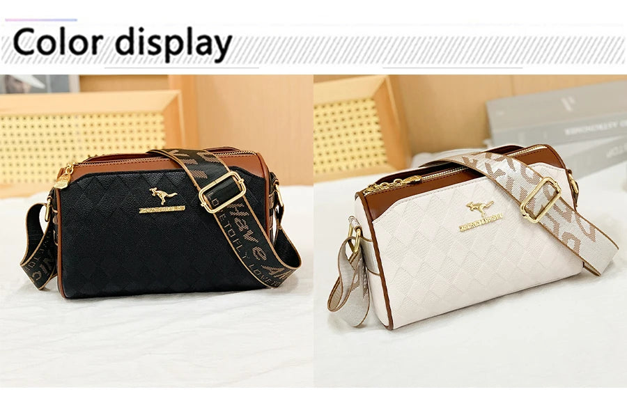 FREE SHIPPING New collection 2024-2025 Luxury High Quality Women Messenger Bag Famous Designer Lady Shoulder Bags Fashionable Checkered Trendy Crossbody Bolsas Sac A