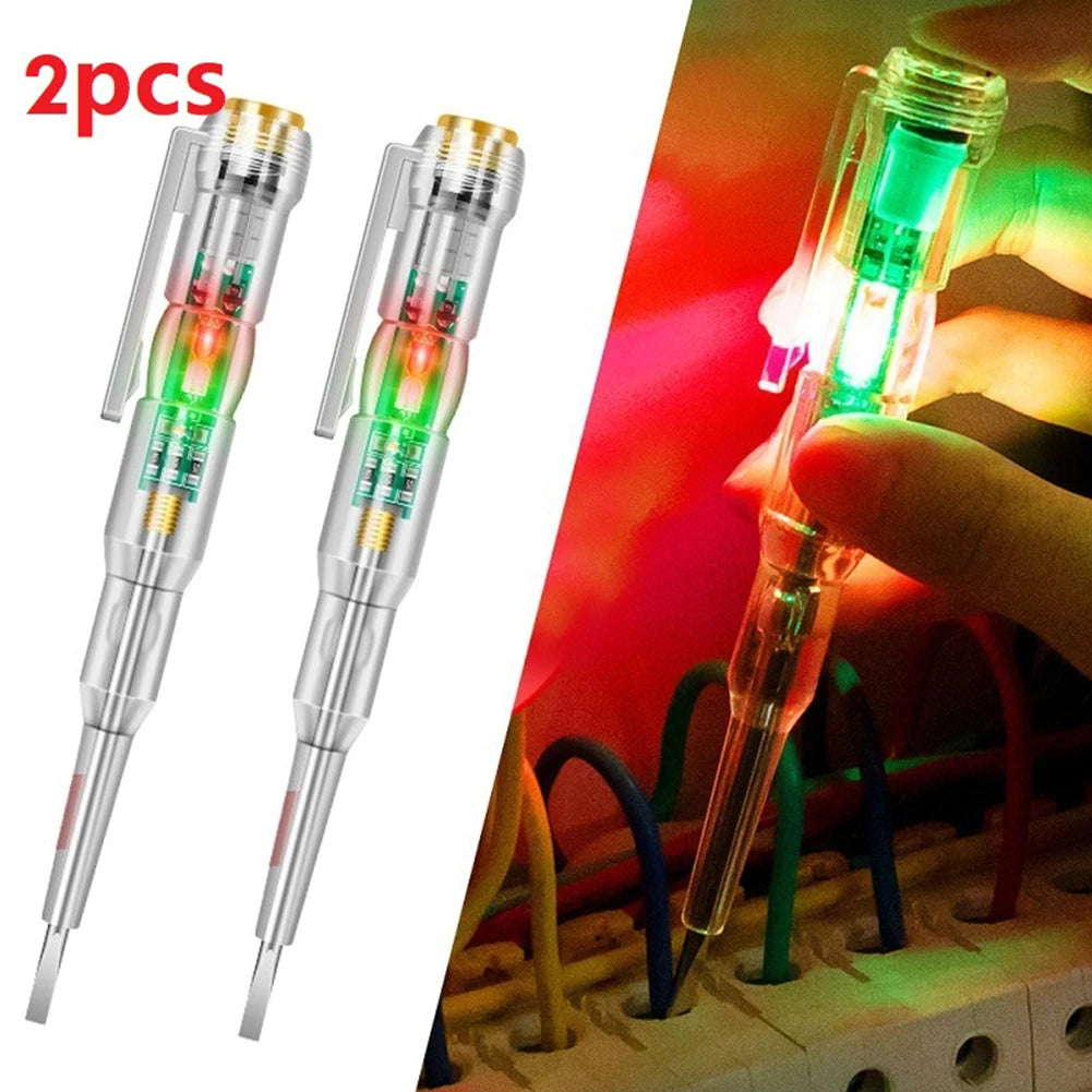 Tester Pen Electrician's Best Friend 2 Piece Set of Electrical Circuit Testers for 24 250V Induction Power Detection