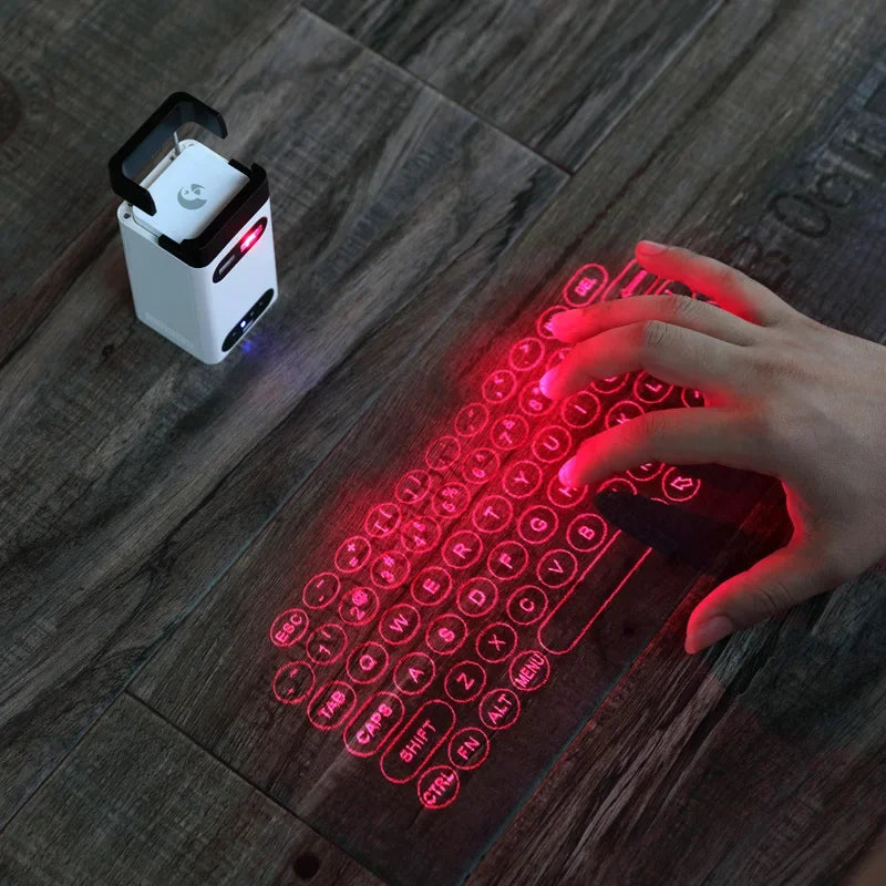 Our New collection 2025 Virtual Laser Keyboard Bluetooth Wireless Touch Projector Phone Keyboards For Computer Iphone Pad Laptop With Mouse Function