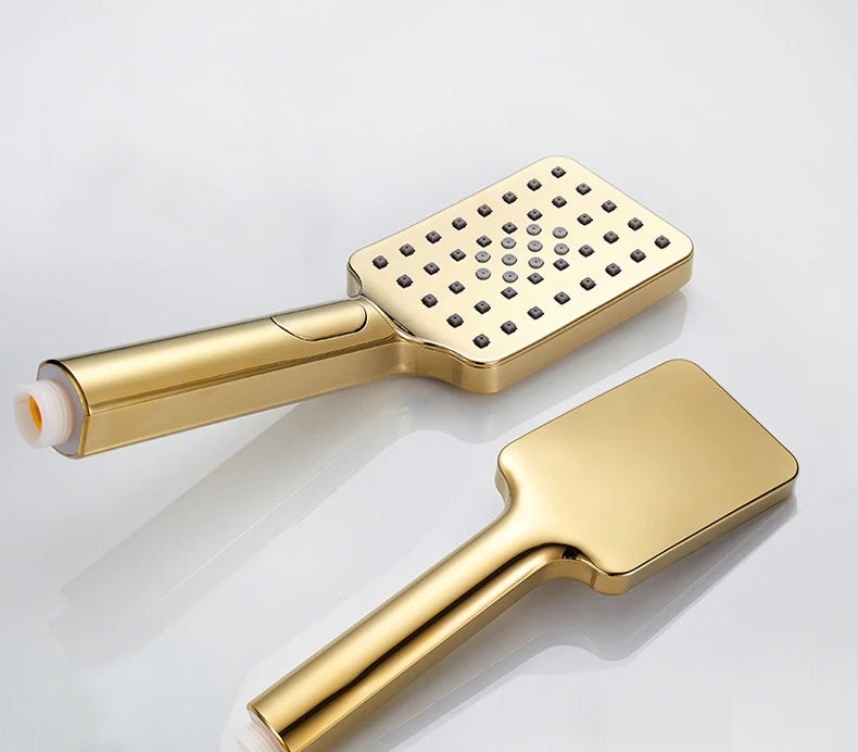 New 2024-2025 Chrome Digital Bathroom Shower System for Bathroom Accessories Brass Bathroom Mixer Faucet Thermostatic Digital Shower Set Plus FREE SHIPPING