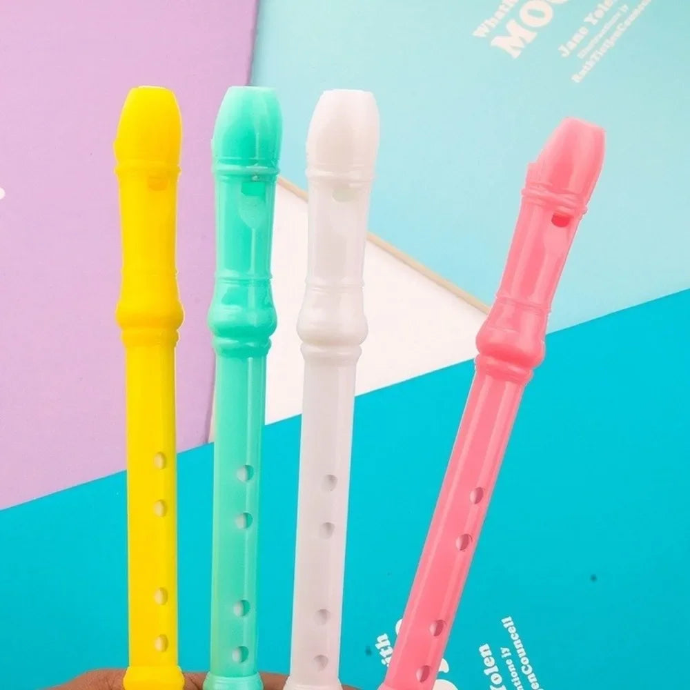 4pcs School Stationery Candy Color Mini Clarinet Shape Gel Creative Cartoon Flute Pen Student Gifts PLUS FREE SHIPPING