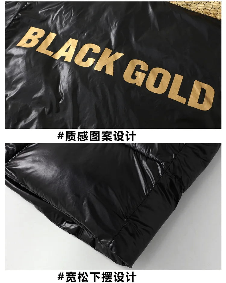 Men Winter Fashion Casual Thicken Windproof Hooded Parkas Jackets Men Winter Warm Loose Detachable Hat Men's Parkas