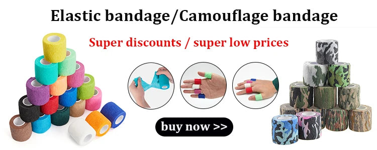 Elastic Bandage 1Pcs Bandage Elastic Self-Locking Bandage Kinesiology Tape Bandages for Boxing Tapes Adhesive Plaster Muay Thai