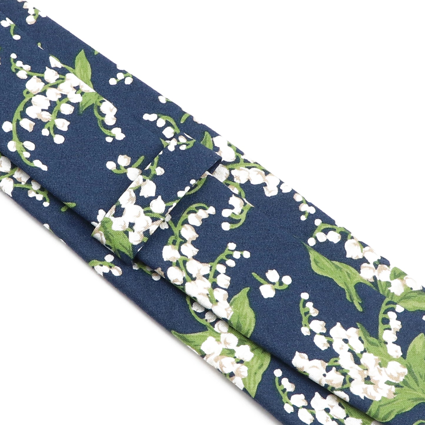 New Chic Floral Tie For Men 2025 100% Cotton Beautiful Elegant Flower Necktie White Blue Narrow Skinny Wedding Casual Cravat