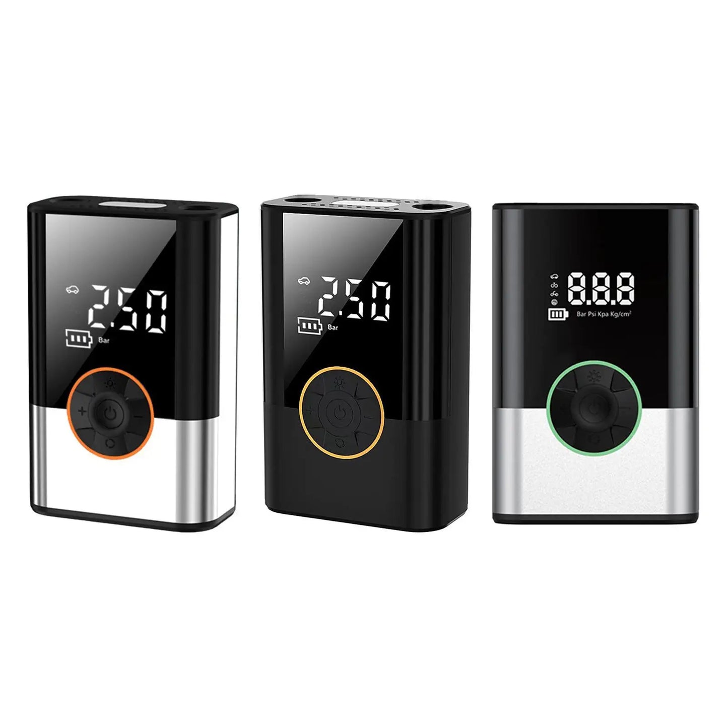 NEW 2024 Compact Tire Pump USB C Rechargeable High Reliability with Digital Tire Pressure