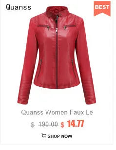 New In 2024 Spring Autumn Women's Pu Leather Jacket Fashion Casual Streetwear Coats Office Lady Black Zipper Jackets Outerwear