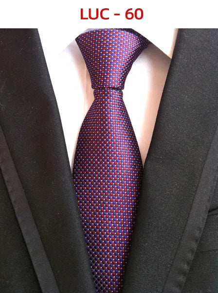 8cm Men's Tie Silk Plaids Floral Luxury Necktie Striped Ties For Men Business Formal Dresses Wedding Accessories Boy Tie