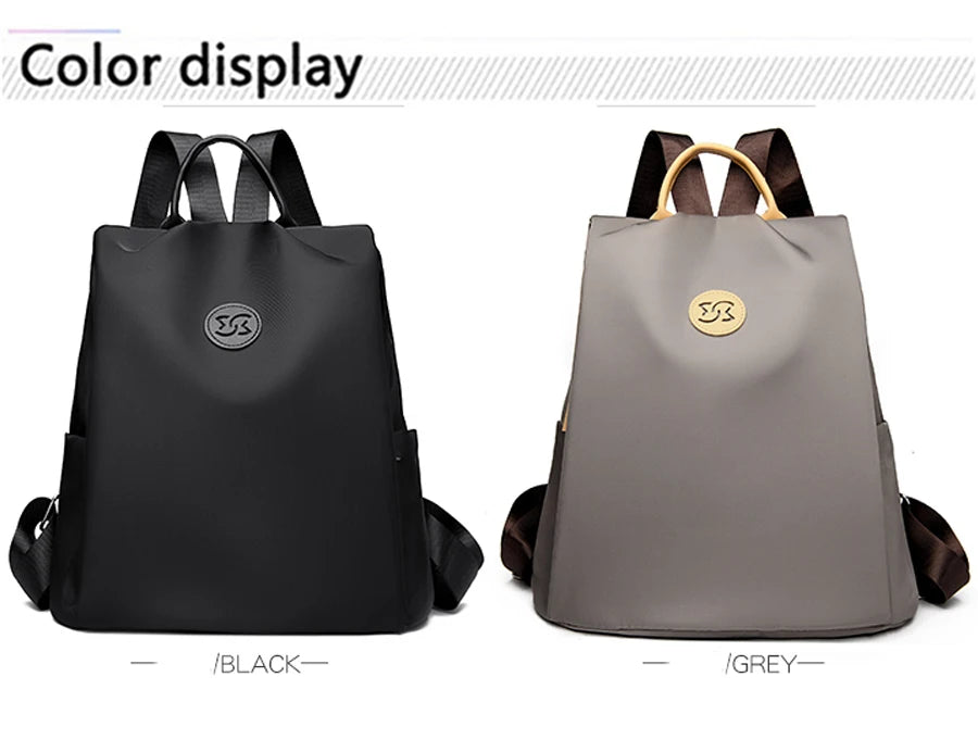 Our Brand New collection 2024-2025 Solid Anti Theft Backpacks High Quality Nylon Fashion SchoolBag Luxury Designer Brand Women's Backpacks Ladies Travel Knapsack - FREE SHIPPING