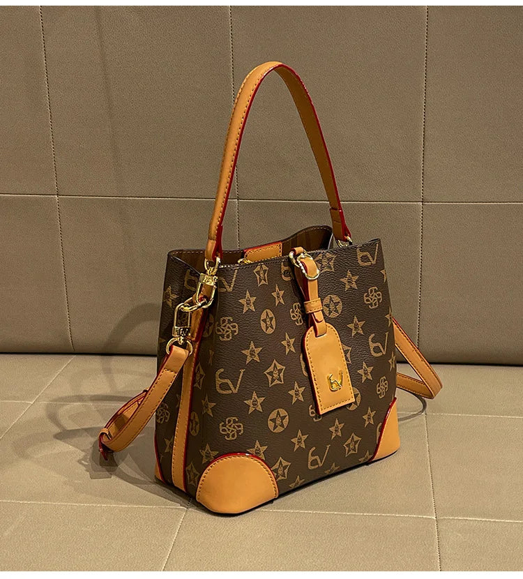 Light luxury brand handbag 2024-2025 new autumn and winter high-end fashion designer bucket bag, single shoulder crossbody bag FREE SHIPPING