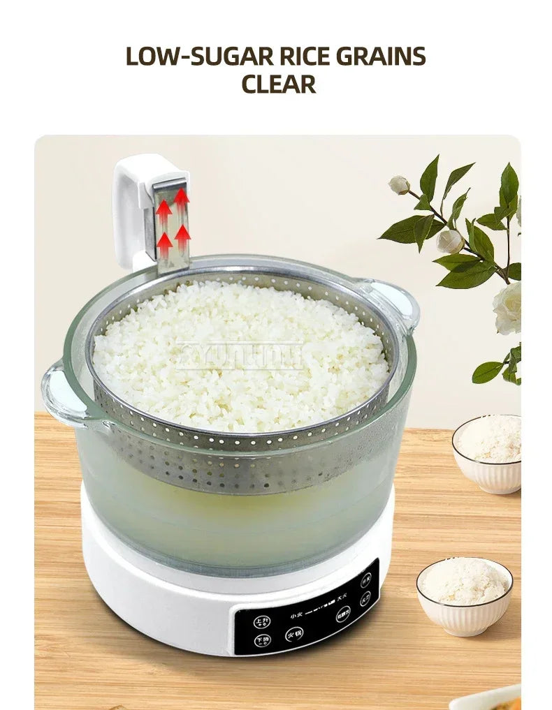 Electric Rice Cooker Multi-functional Sugar Controlled Rice Cooker Household Intelligent Health Pot