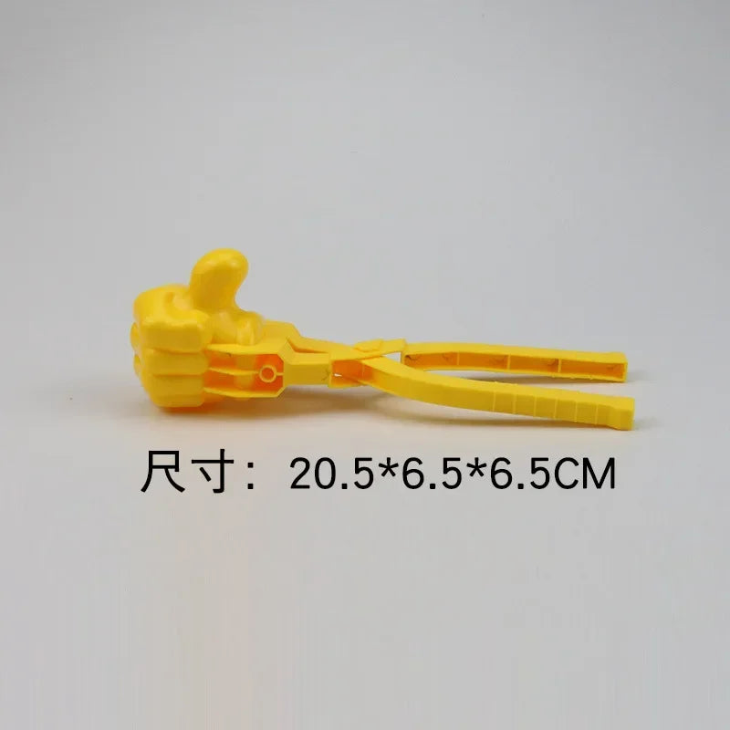 Cute Duck Shaped Snowball Maker Clip Children Outdoor Plastic Winter Snow Sand Mold Tool for Snowball Fight Outdoor Fun Sports