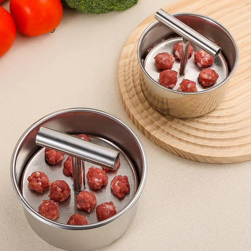 Meatball Maker Kitchen Extruded Meatball Making Tool Frikadeller Maker Meat Ball Mold Stainless Steel Meatball Shaper Gadgets