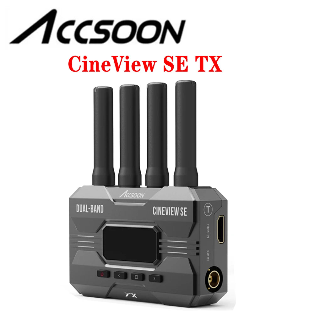 ACCSOON CineEye 2/2S CineView HE/SE/QUAD Image Video Transmission System SDI HDMI-Compatible 1200ft Image Video Transmission