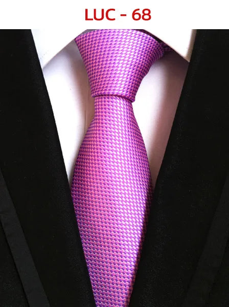 8cm Men's Tie Silk Plaids Floral Luxury Necktie Striped Ties For Men Business Formal Dresses Wedding Accessories Boy Tie