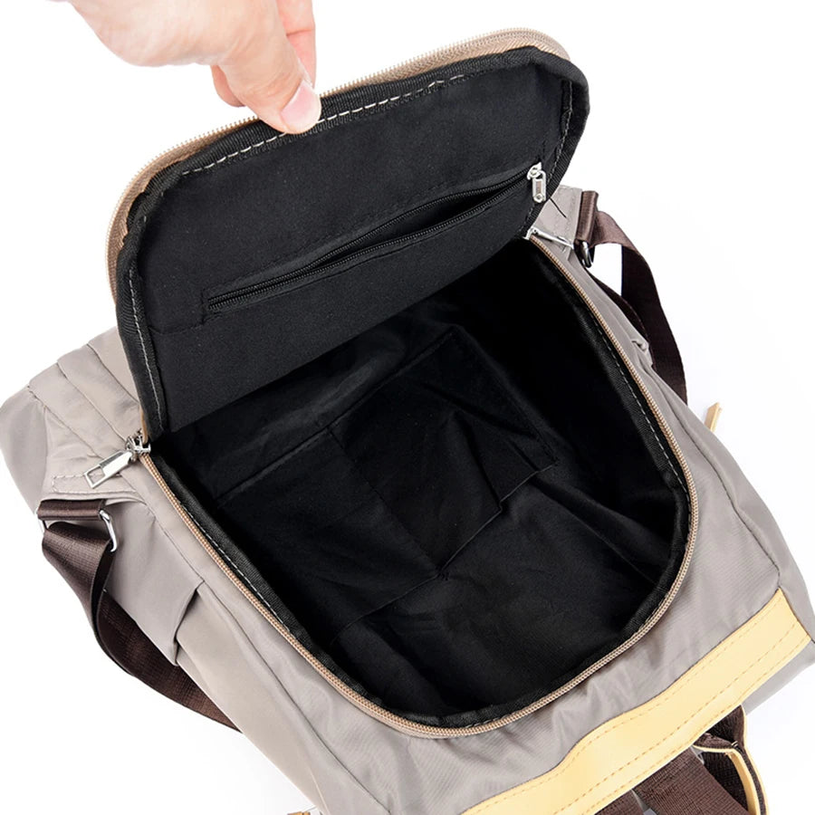 Our Brand New collection 2024-2025 Solid Anti Theft Backpacks High Quality Nylon Fashion SchoolBag Luxury Designer Brand Women's Backpacks Ladies Travel Knapsack - FREE SHIPPING