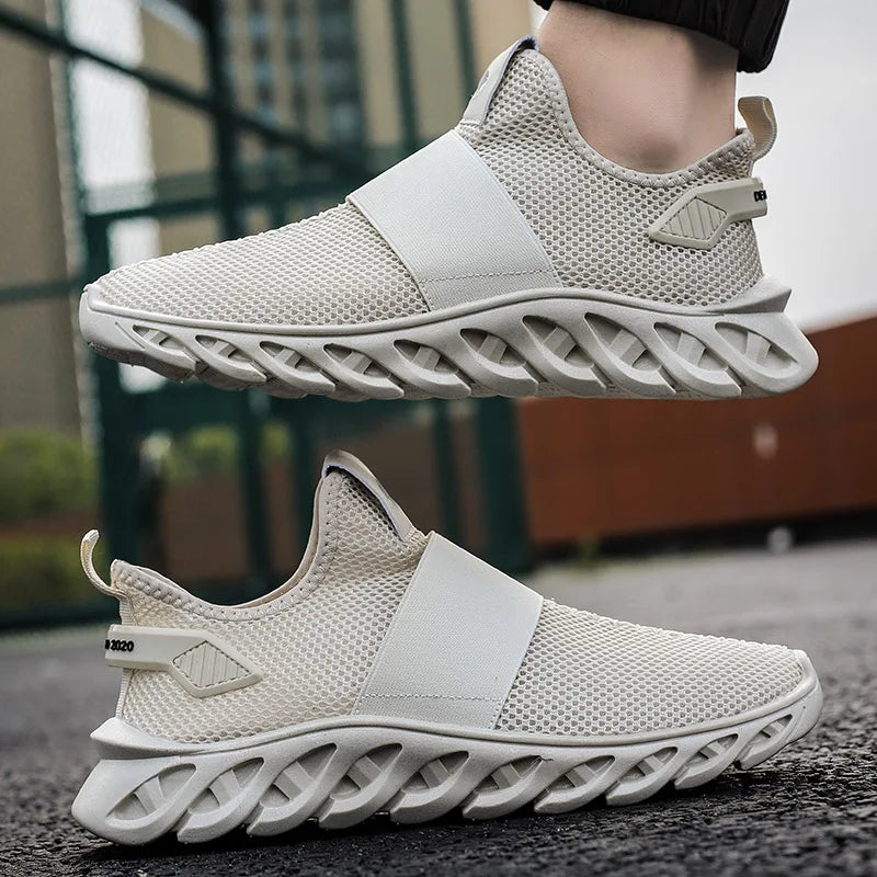 Summer Plus Size 39-46 Men Shoes Breathable Sneakers Casual Mesh Shoes Non-slip Walking Shoes Lightweight Footwear  Extra