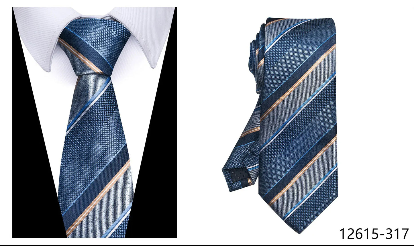 100% Silk Brand Tie Men High Grade Hot sale Woven Silk Gravatas Beige Suit Accessories Men Polka dot  Easter Day Necktie Cravate