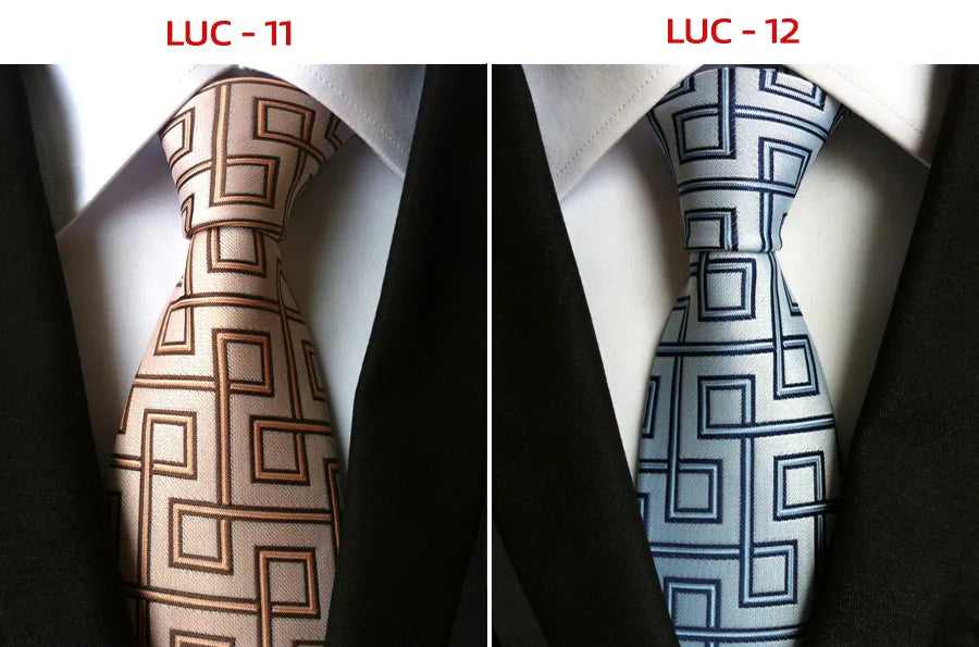 8cm Men's Tie Silk Plaids Floral Luxury Necktie Striped Ties For Men Business Formal Dresses Wedding Accessories Boy Tie