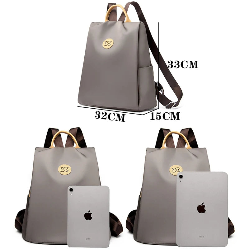 Our Brand New collection 2024-2025 Solid Anti Theft Backpacks High Quality Nylon Fashion SchoolBag Luxury Designer Brand Women's Backpacks Ladies Travel Knapsack - FREE SHIPPING